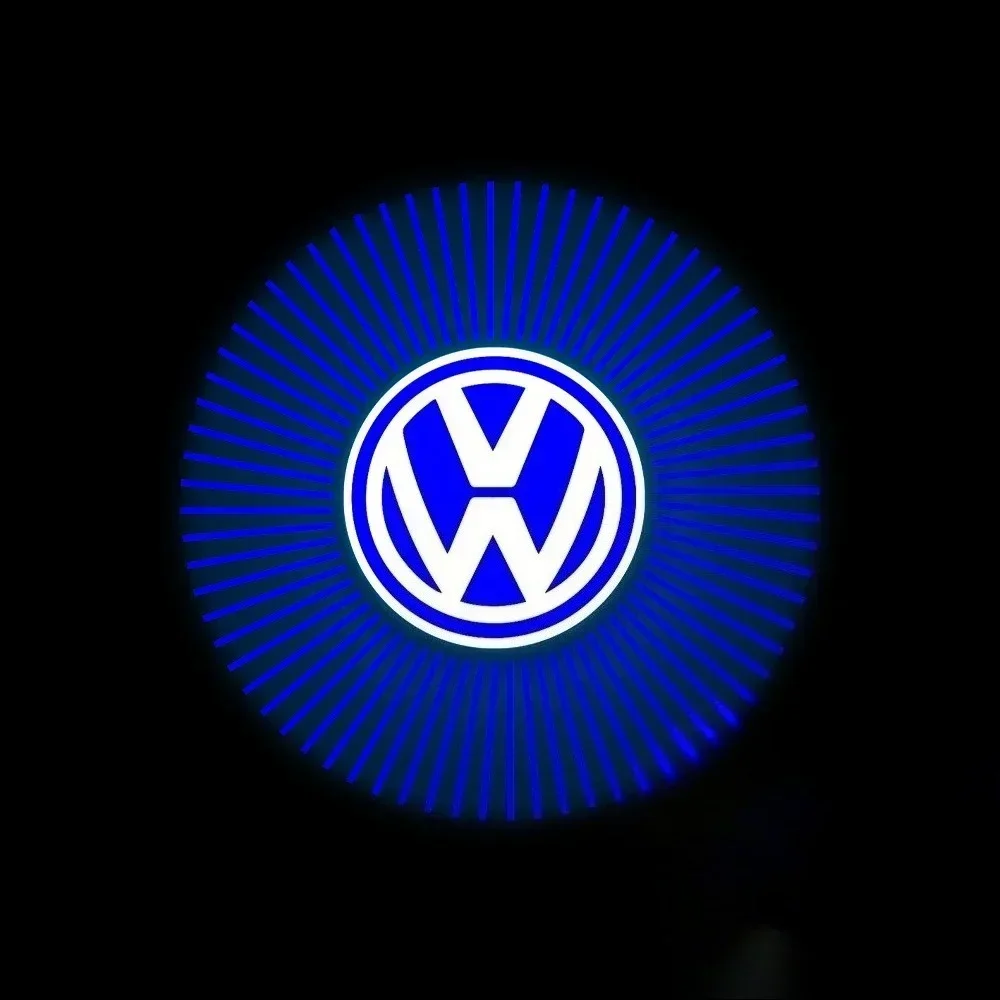 Projektor-Willkommenslicht - Kompatibel mit VW Golf 5/6/7/8, Passat B6/B7/B8/B9, Arteon, Tiguan, Touareg, GTI, GTD, GTE | LED