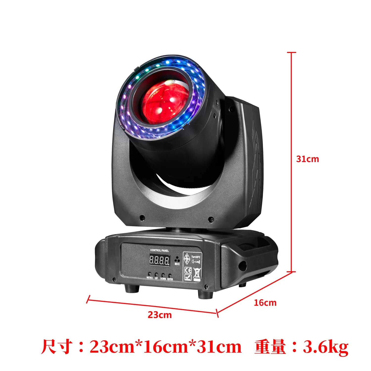120W LED moving head beam light+LED Strip lamp/led spotlight/ stage dj equipment
