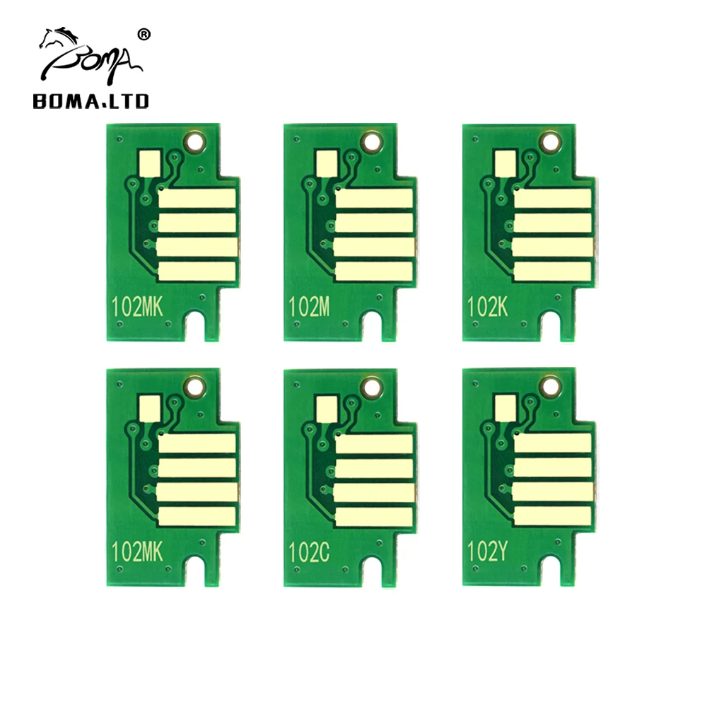 Printer Ink Cartridge Chip Permanent Used PFI 102 Suitable for Canon IPF710 IPF700 IPF720 IPF610 IPF500 IPF510 IPF600 IPF605