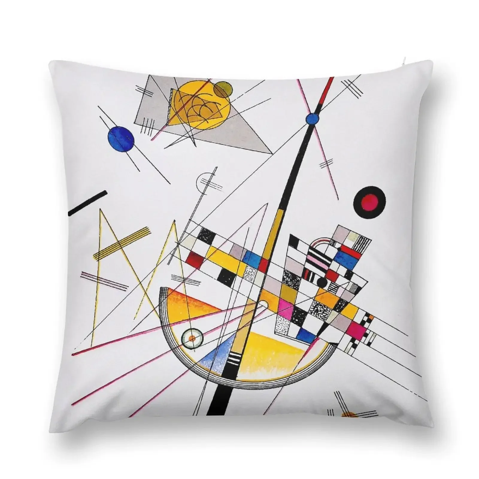 

Kandinsky - Delicate Tension Throw Pillow Decorative Sofa Cushion pillow cover luxury luxury decor pillow