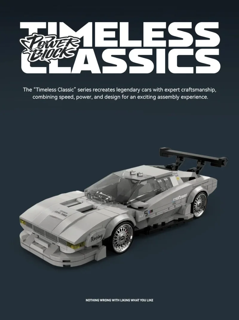 Beroemde Stad Retro Technische Snelheid Sportwagen Bouwstenen Converteerbare Montage Bricks Model Speelgoed Kid Gift Set