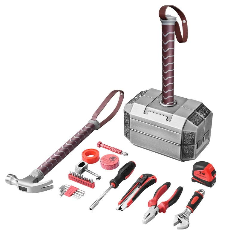 Household hardware combination tool set, manual repair gifts, electrical tools