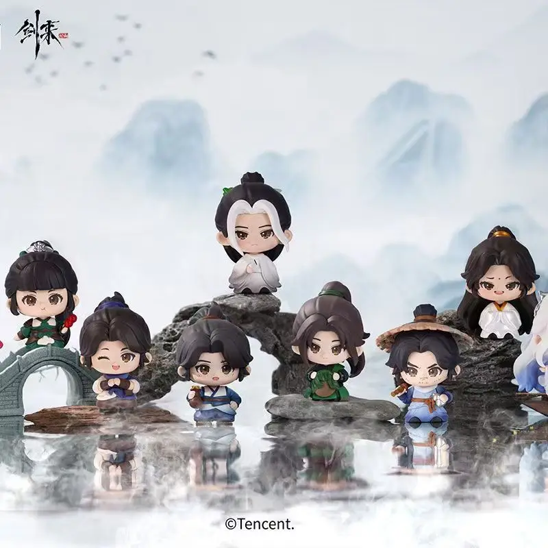 

Authentic spot sword Q-version blind box handmade sword spirit trendy play anime peripheral decoration ornaments surprise gifts
