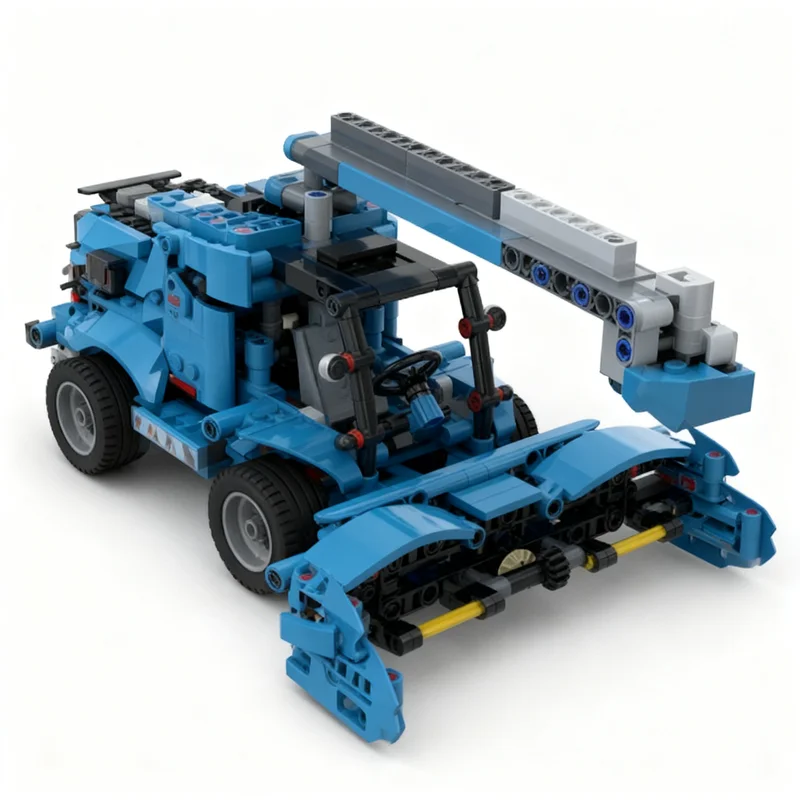 594pcs MOC Technical Combine Harvester Model Building Blocks Construction Toy Christmas Gifts Creative DIY Idea Presentation Art