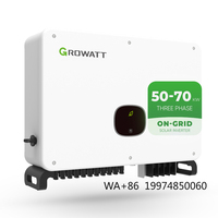 Growatt on Grid 100kw Three Phase Inverter 50Kw 55Kw 60Kw 70Kw Solar Power Inversor With Mppt for Sale