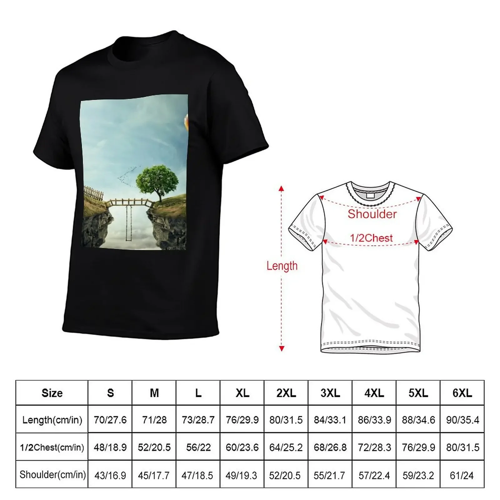 countryside adventure T-Shirt plus sizes sweat basketball graphic tees anime clothes clothing for men