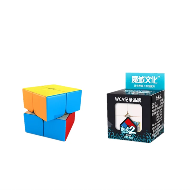 Moyu 2x2x2 Cube 3x3x3 Speed Cube 5.6 cm Professional Magic Cube 2x2x2 Cubo magic Puzzle Game cube Moyu cube Zabawki edukacyjne