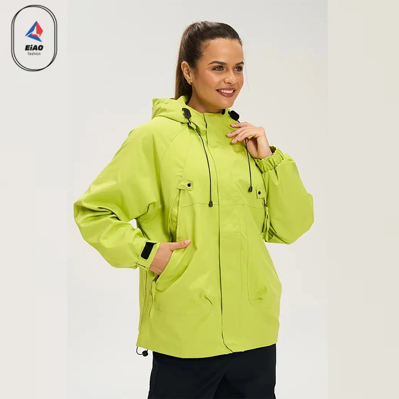  الرجال ربيع الخريف سترة مضادة للماء يندبروف معطف تسلق المشي لمسافات طويلة التخييم في الهواء الطلق الصيد الصيد الرياضة الحرارية سريعة الجافة #5