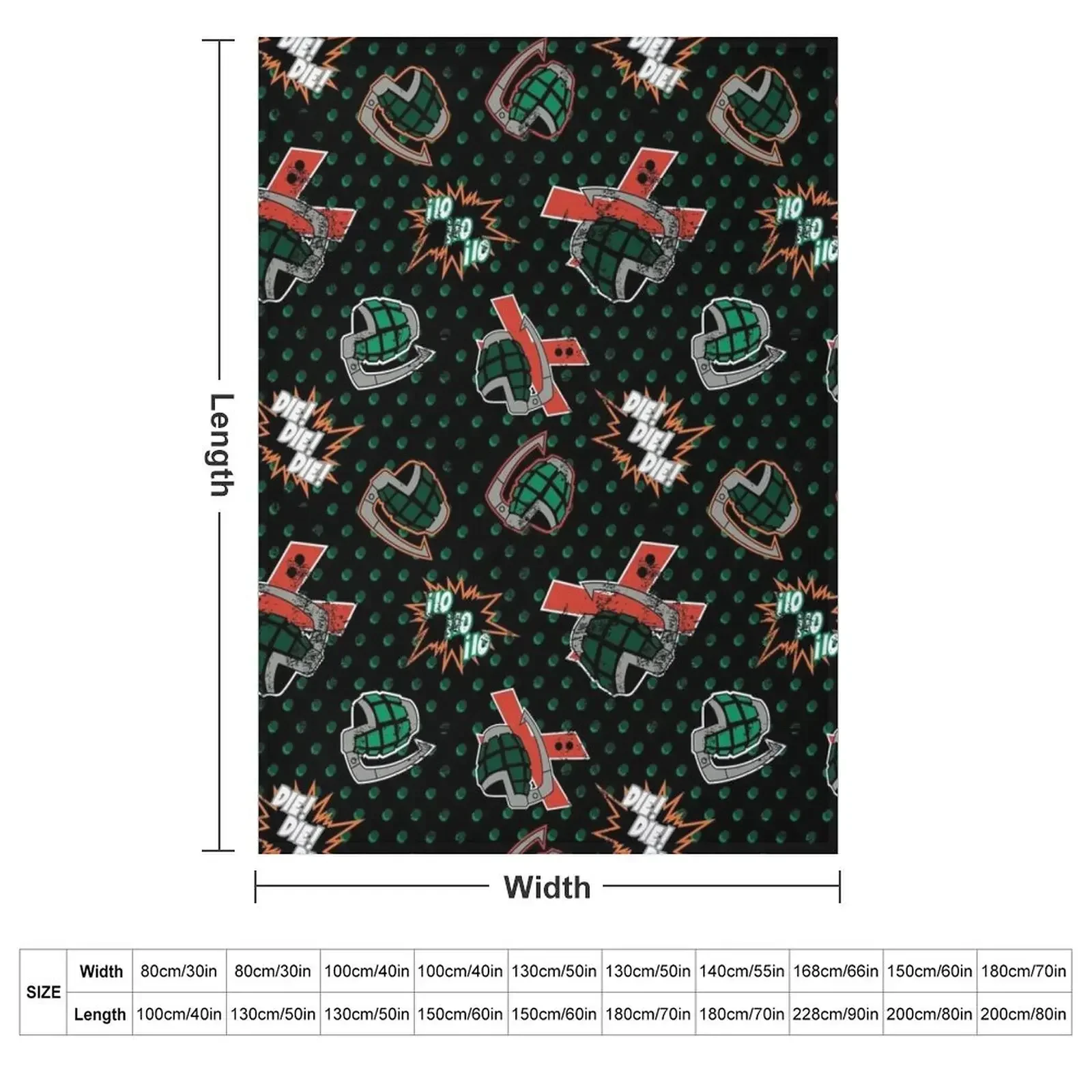 Ground Zero Grenades Throw Blanket Beautifuls Cute Decorative Sofas Vintage Blankets