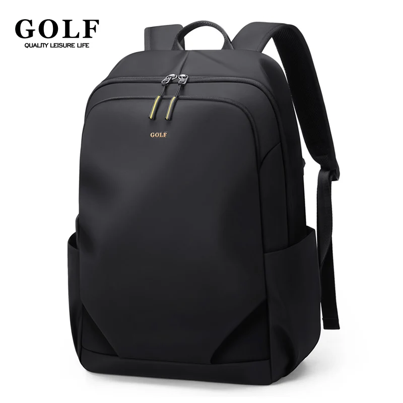 Zaino da GOLF da uomo con scomparto per laptop Porta per cuffie Zaino per computer multifunzionale da 15,6 pollici Studente universitario aziendale