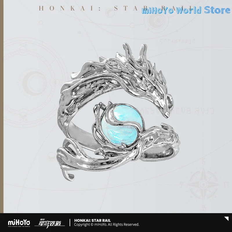 

Danheng Ring Honkai Star Rail Original Danheng Galaxy Star Series Ring Cosplay Doujin Danheng Imbibitor Lunae Birthday Gifts
