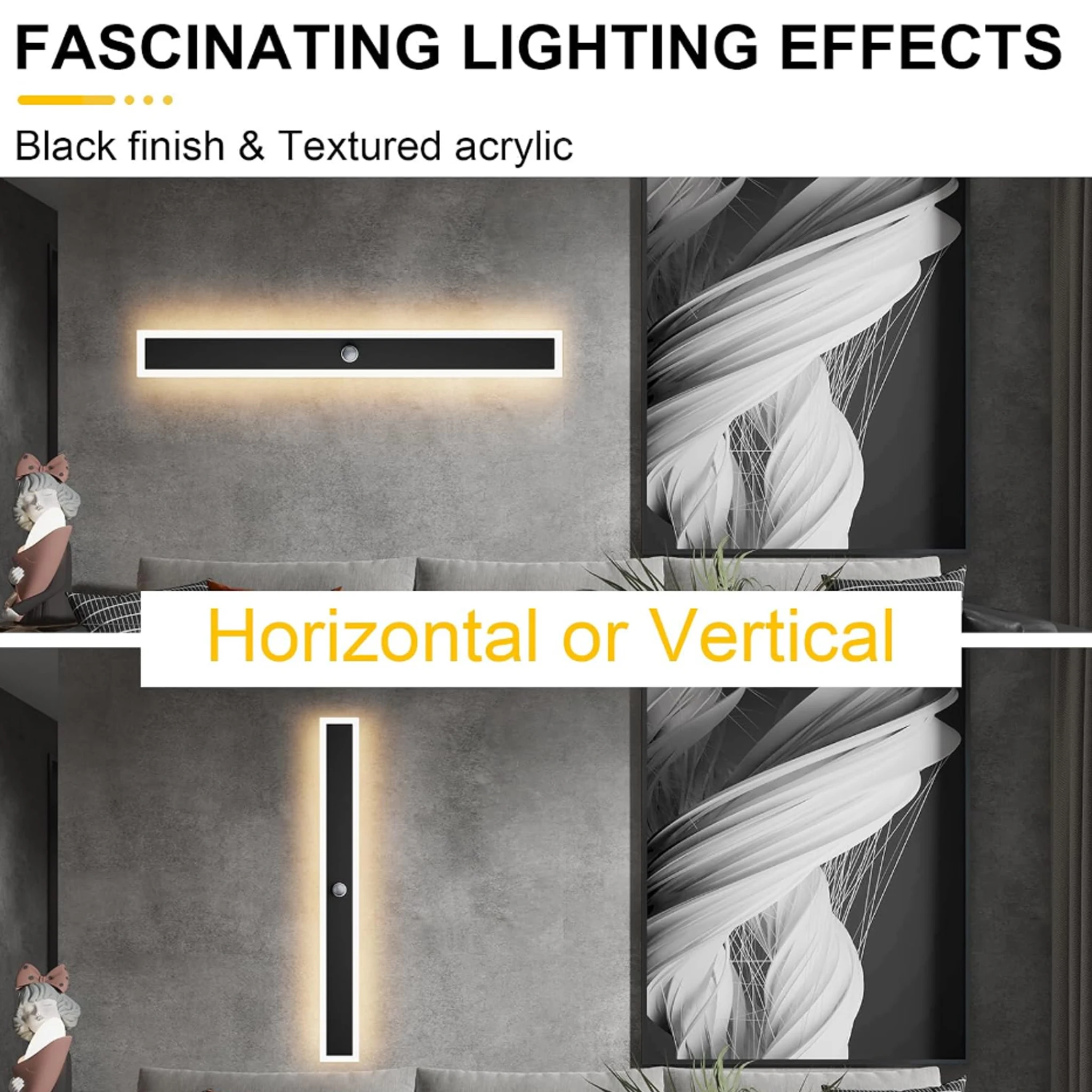 LED Long Outdoor Wall Lamp IP65 Waterproof Wall Light Aluminum Light Garden Villa Porch Sconce Light 110V 220V Sconce Luminaire
