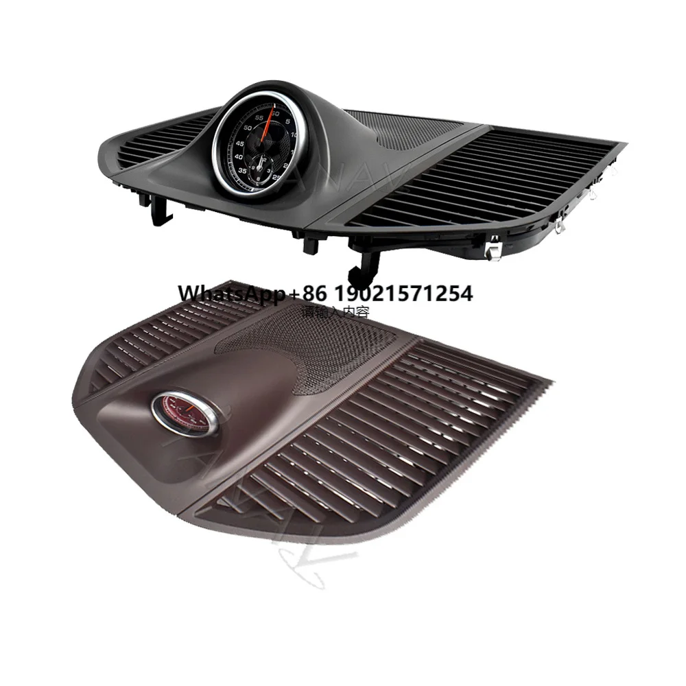 Interior Dashboard Compass Time Electronic Accessional Car Stopwatch Meter Clock for Porsche Macan 2014-2020