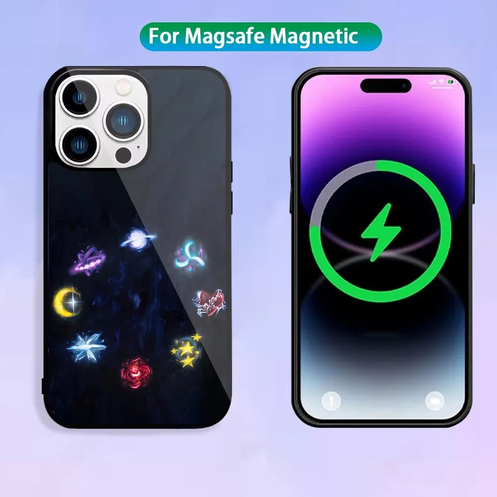 Singer S-Saiko Sakura Phone Case For Magnetic Inductive Charging iPhone 15 14 13 11 12 Max Plus Pro Mini Shell