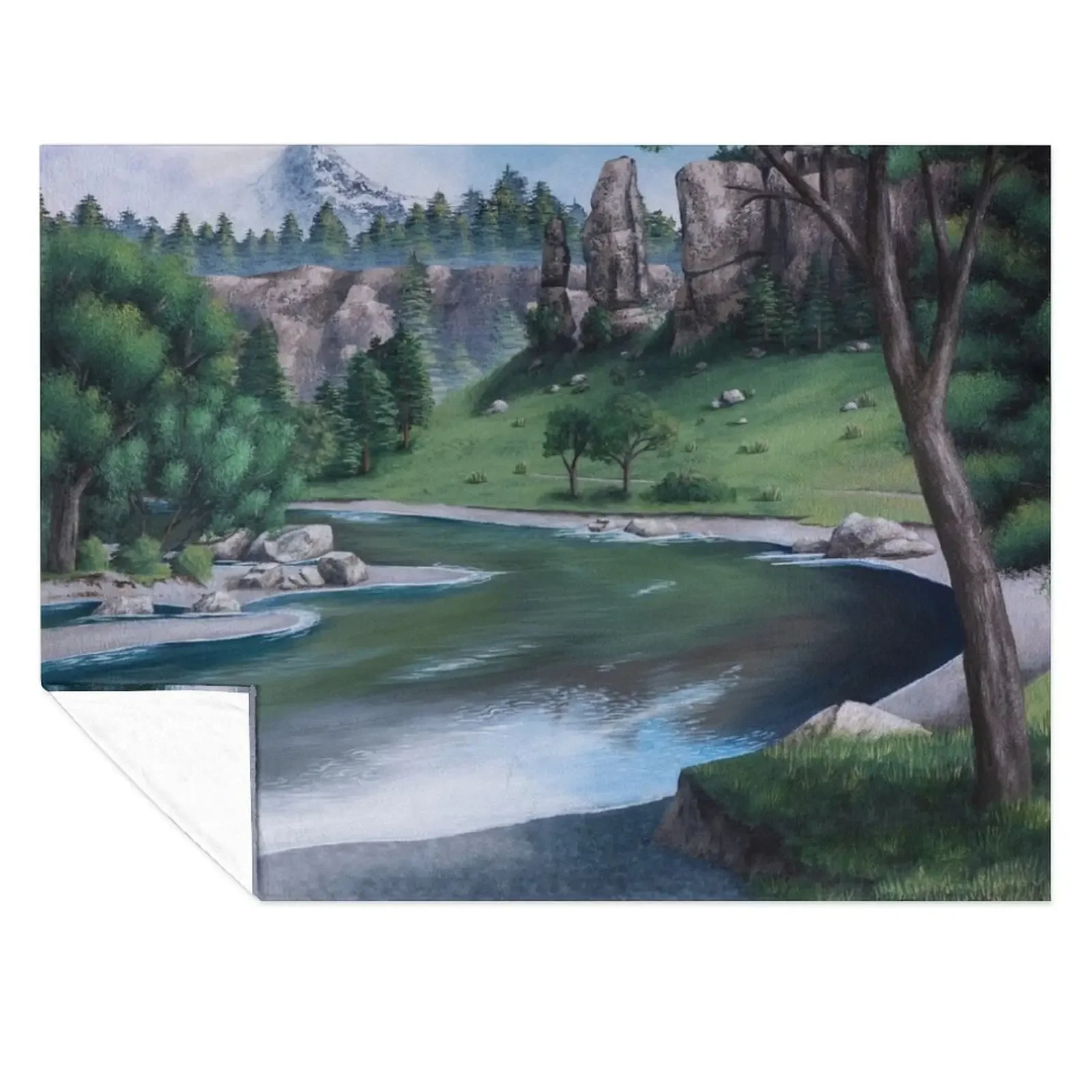 

Horseshoe Overlook Throw Blanket Soft Beds blankets and throws anime Weighted Blankets