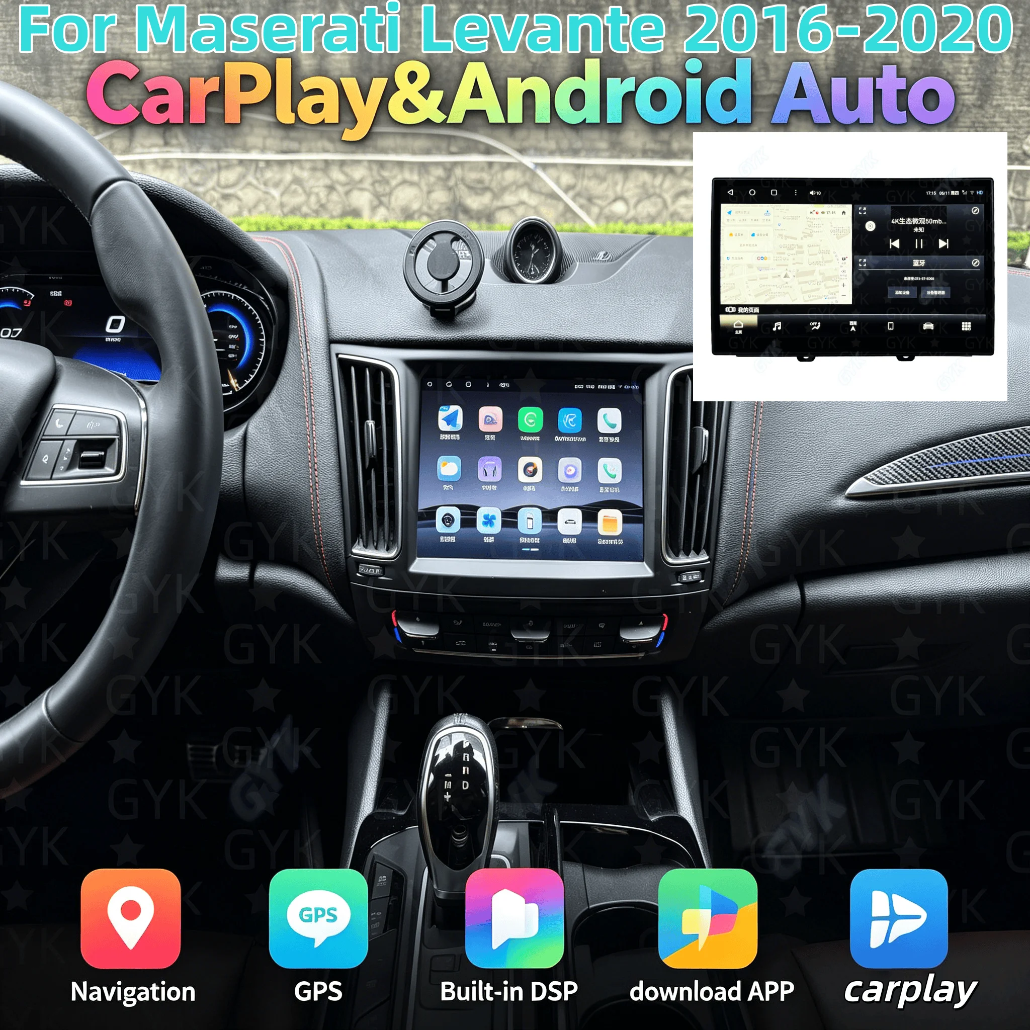 Multimedia Player Stereo Receiver For Toyota Camry 2024-2026 Android 14 Octa Core Radio Navigation Touch Screen Car GPS Navi Rad