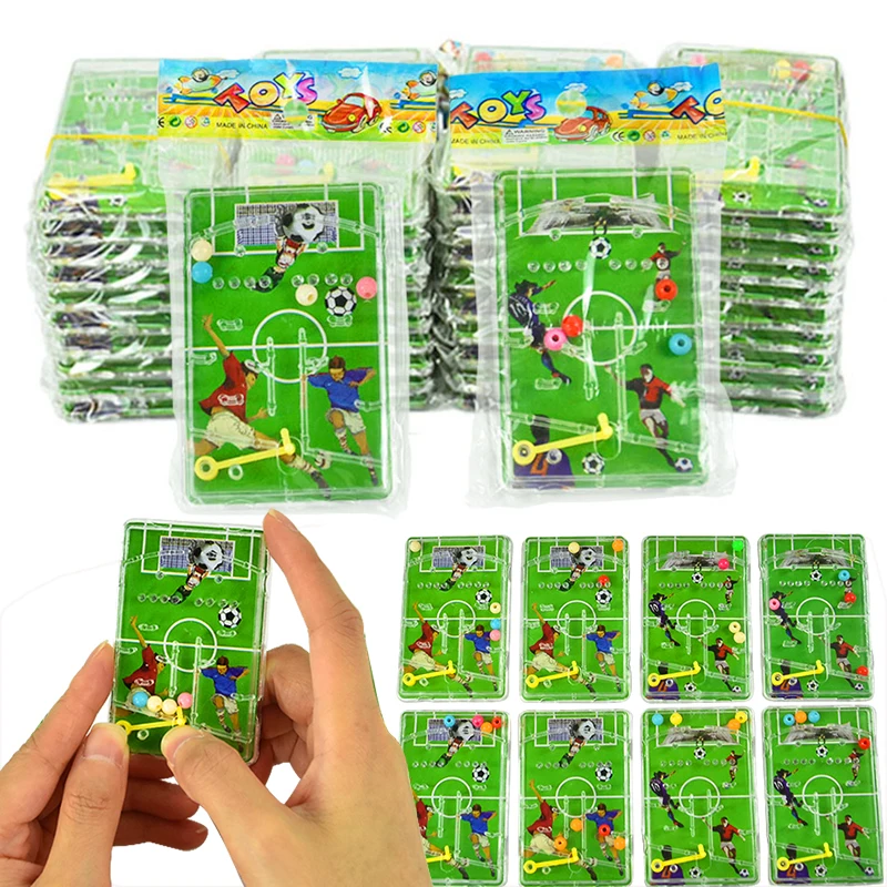 10-50PCS gioco del labirinto di calcio balilla per bambini giocattolo educativo precoce tema di calcio decorazioni per feste di compleanno ragazzi