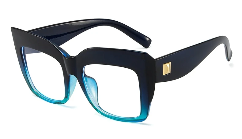 Occhiali Donna Retrò Con Filtro Luce Blu – Montatura Metallica, Lenti Trasparenti, Protezione UV400