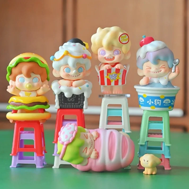 

Genuine Dudoo Tasty Afternoon Tea Series Blind Box Lovely Model Desk Decor Ornament Kawaii Trendy Toys Surprise Birthday Gift