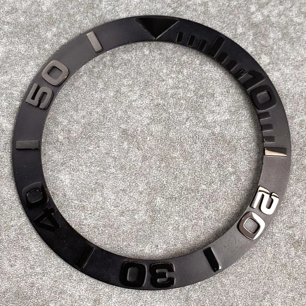 39.8mm*31.6mm Ceramic/Alloy Bezel Insert for GMT SUB SEA Steel Watch Slope Bezel Ring Dive Watch Mod