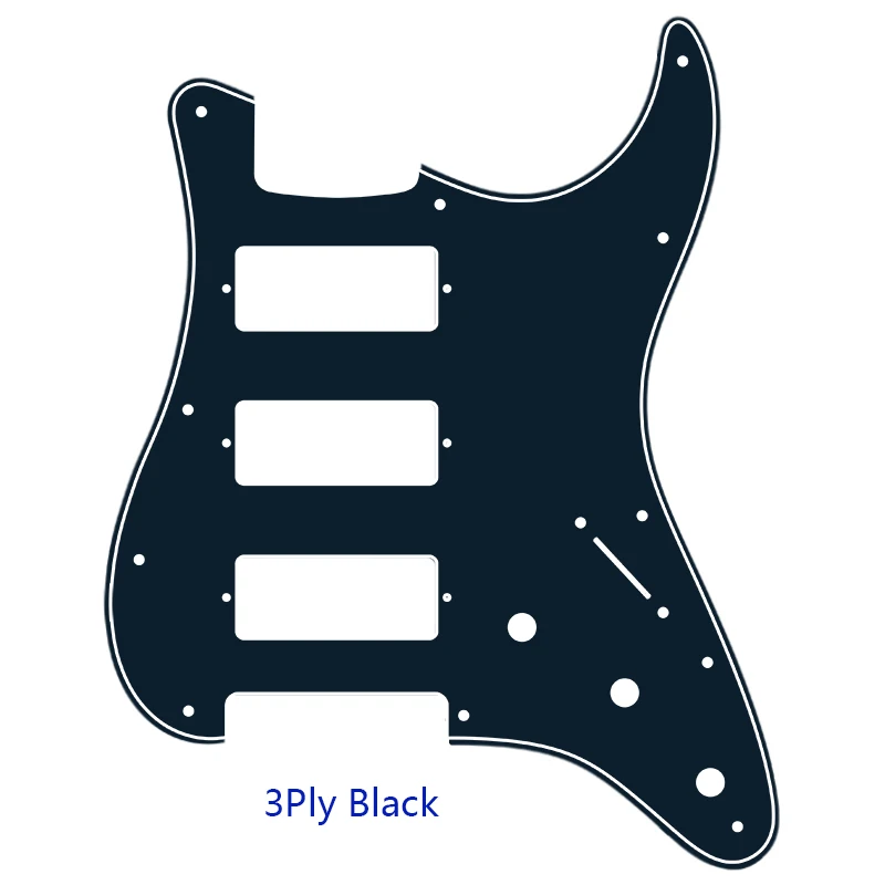 Xin Yue Custom - Guitar Parts For US FD Strat HHH Mini Humbucker/Firebird Pickup Strat Guitar Pickguard Scratch Plate，Multicolor