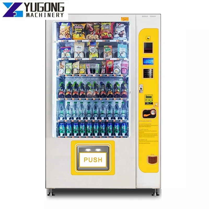 YG Self-service convenience store foods combo vending machine snacks and drinks shelf water vending machines