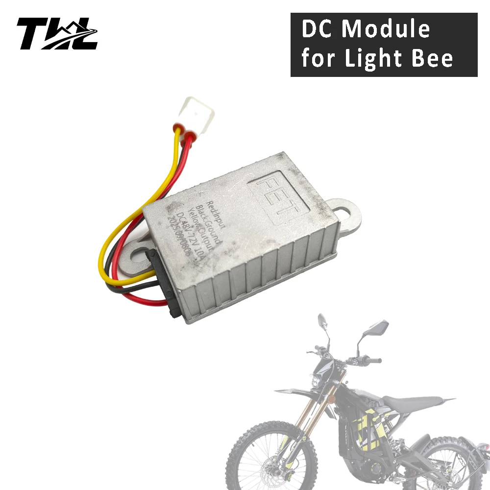 Power Conversion Module 48V-84V to 12V12A for Light Bee Electric Dirt Bike DC Module Necessary Modules for Power Supply Change
