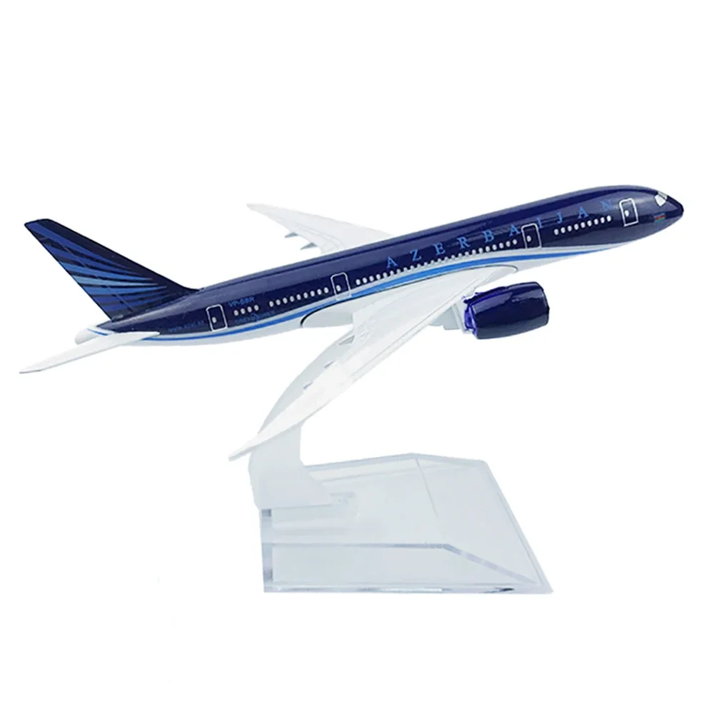 

1/400 сплав самолета Boeing 787 Azerbaijan Airlines 14 см самолет B787 детский подарок для украшения стола в комнате