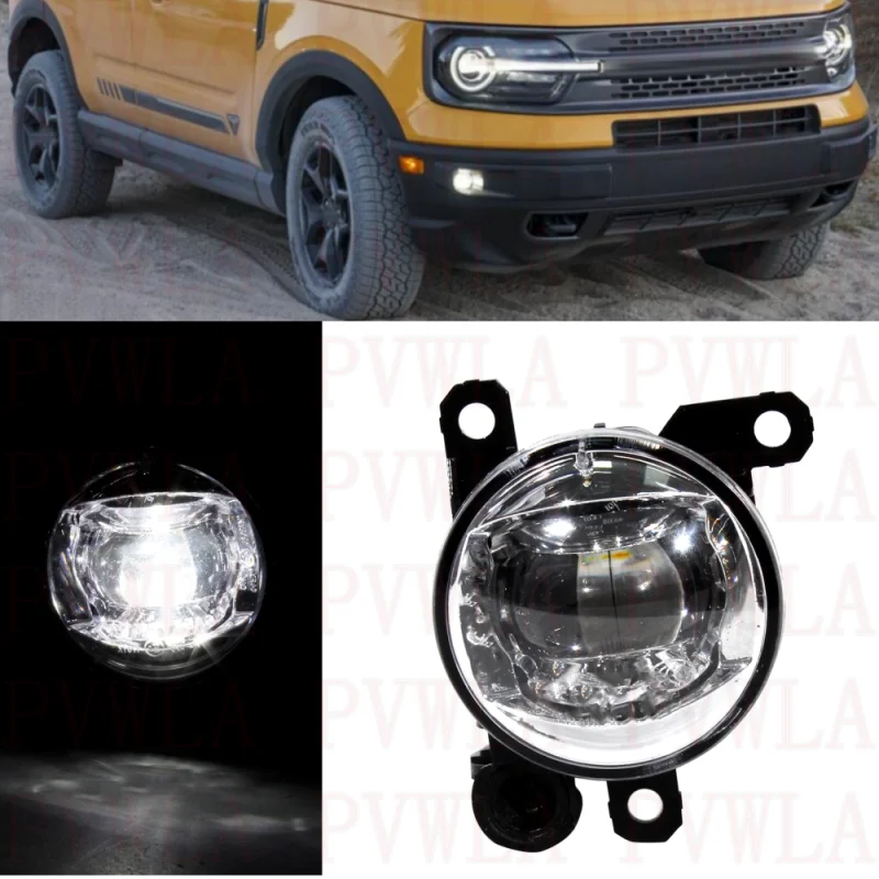 Right Side Front Bumper LED Fog Lights Lamp M1PZ-15201-A For Ford Bronco Sport 2021-2022