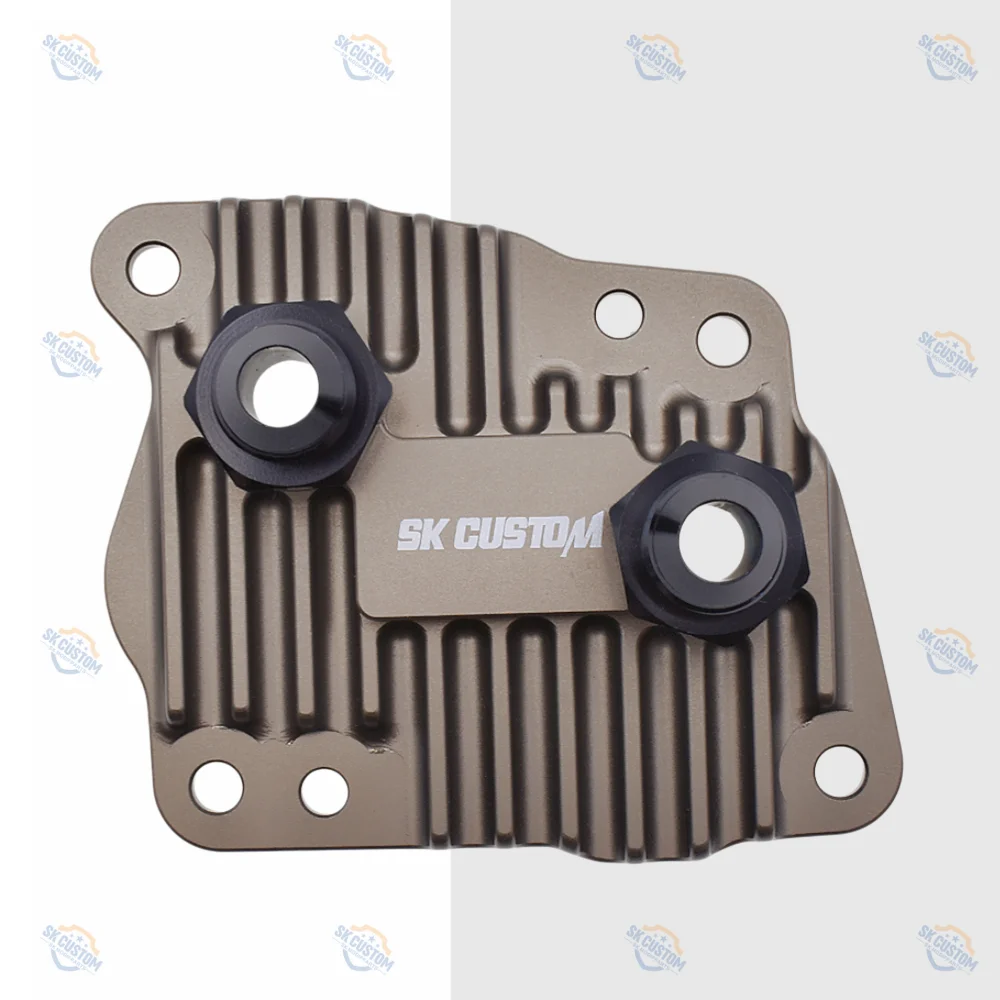 SK CUSTOM Car Engine Oil Cooling Parts For BMW N46 Aluminum Oil Radiator Braided Hoses