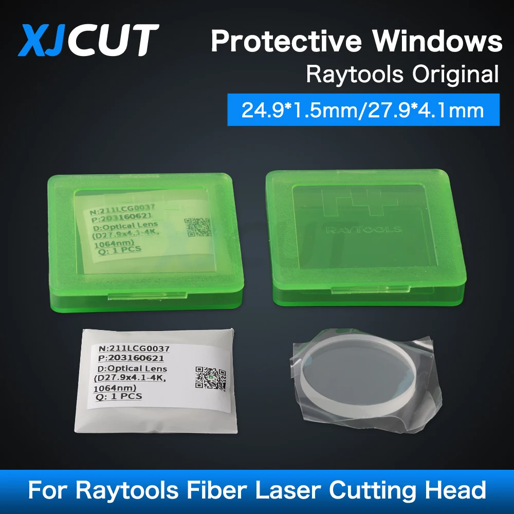 Raytools-janelas e Espelhos de Proteção Original 27.9×4.1 mm 211lcg0037 24.9×1.5 211lcg0020 para Raytools Bt240s Bm111
