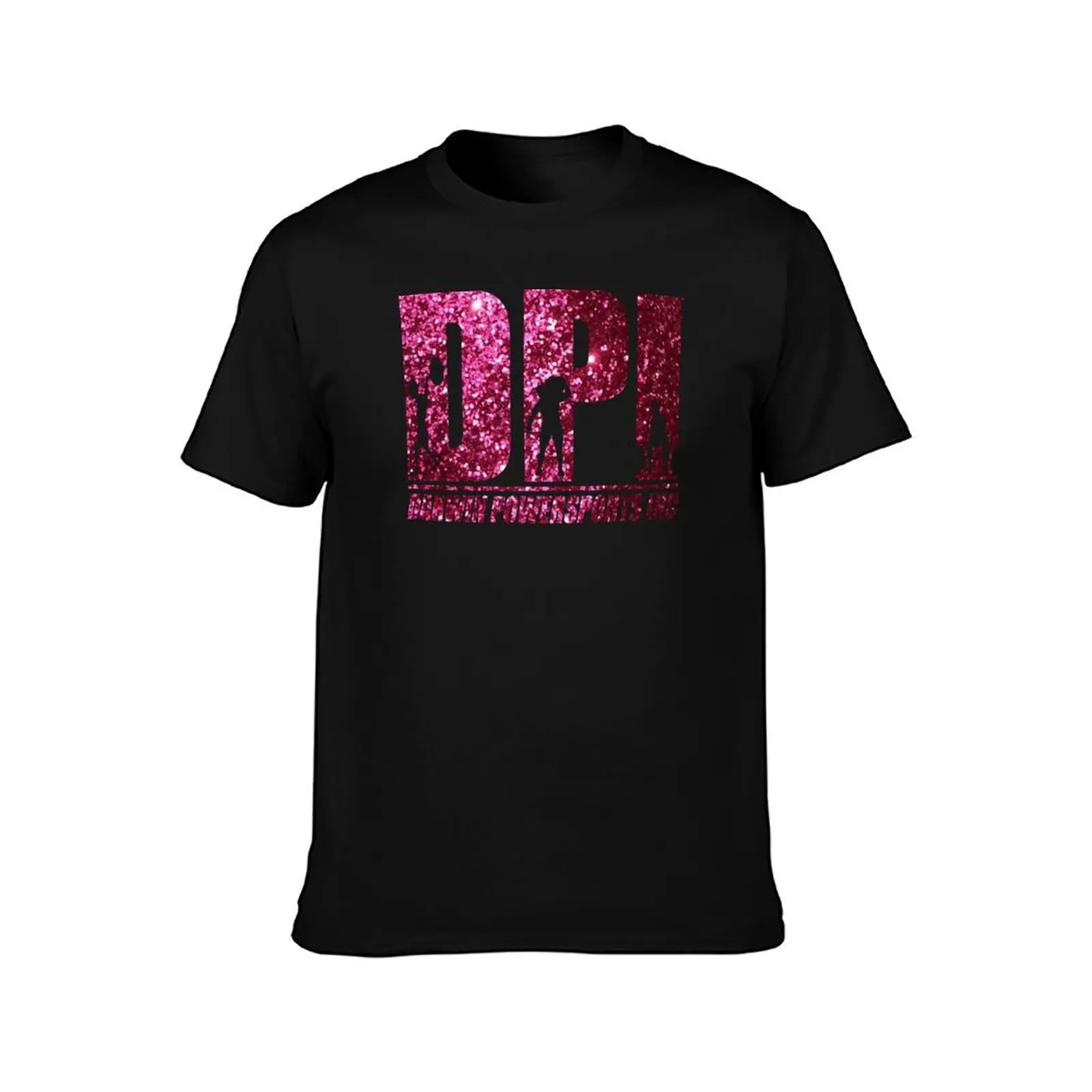 DPI Logo - Pink Glitter T-Shirt Trendy Pattern T-Shirt for Men