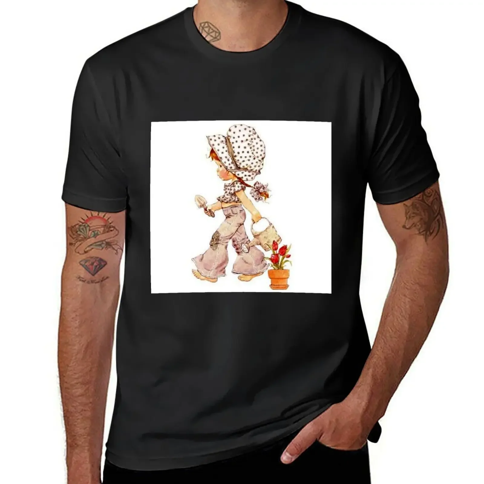 

sarah kay T-Shirt cotton graphic tees man t shirt fitted t shirts for men