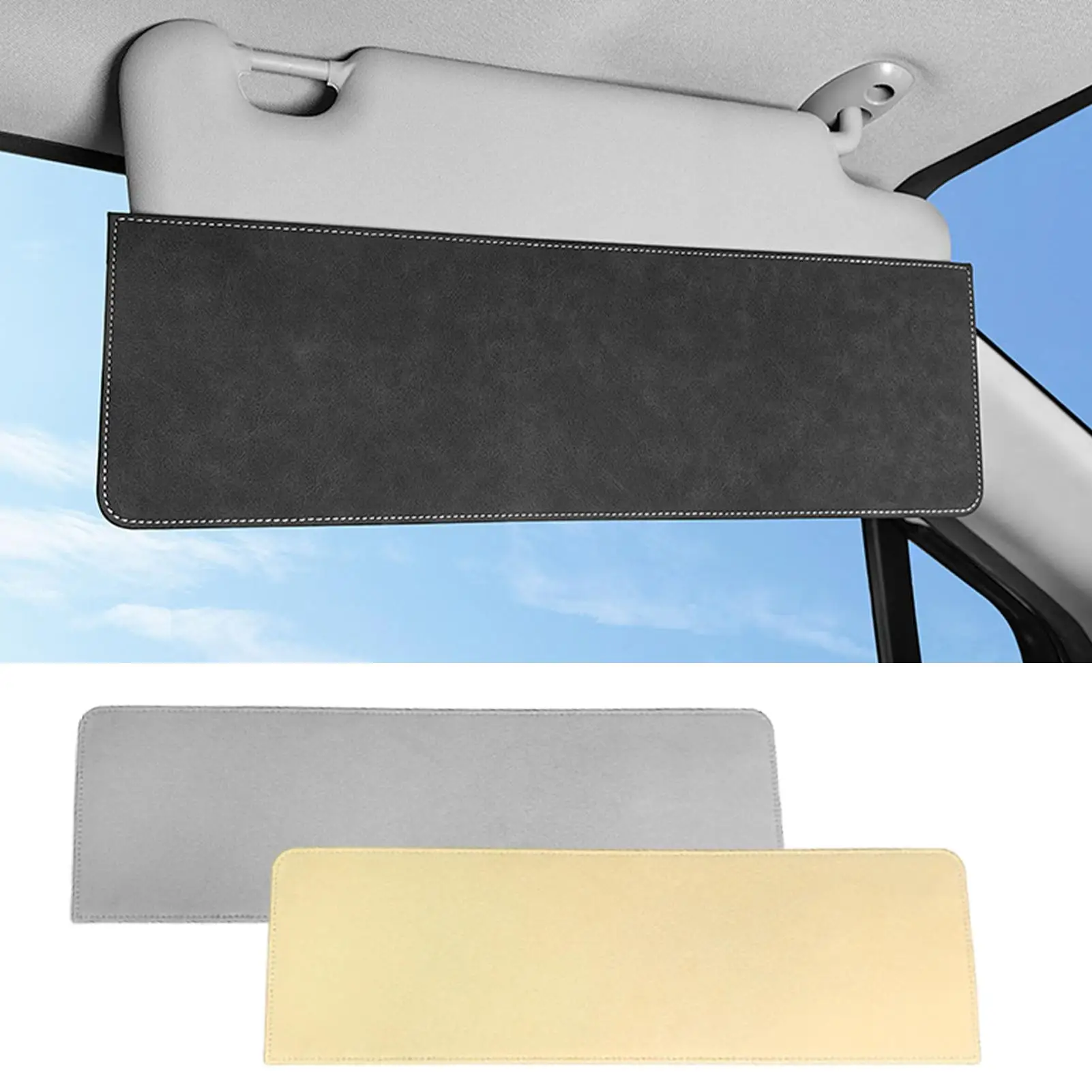 Car Sun Visor Extension Panel Anti Glare Sun Shade Protection Cover No Visual Blocking Sun Visor Plate Extender For Safe Driving