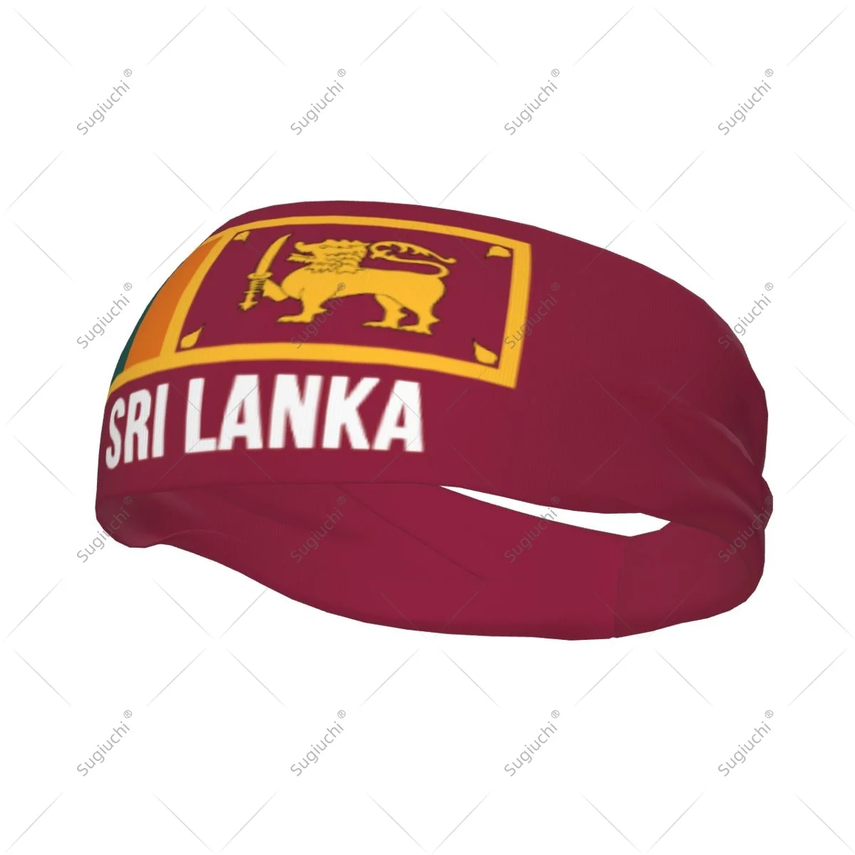 

Эластичные широкие повязки на голову с флагом Шри-Ланки для мужчин и женщин, для йоги, фитнеса, тенниса, бега, занятий в спортзале