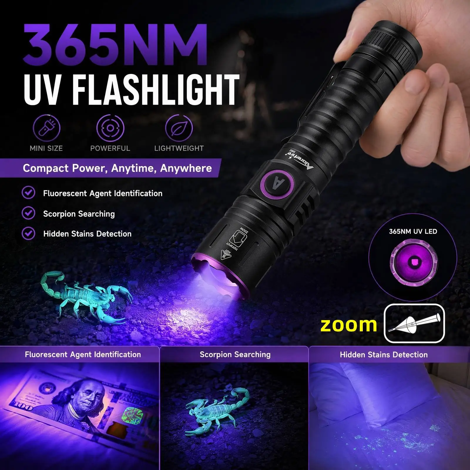 lanterna-led-uv-zoom-365nm-395nm-recarregavel-usb-para-deteccao-de-tinta-invisivel-manchas-de-animais-de-estimacao-tinea-minerio-de-porcelana-cura-de-jade-e-deteccao-de-escorpioes