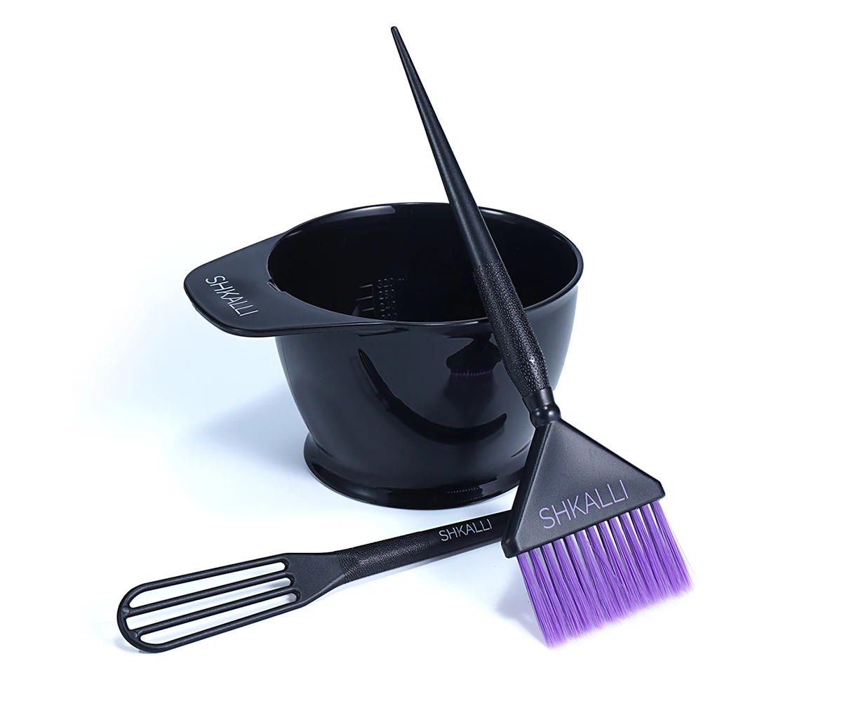 SHKALLI Professionelles Haarfärbeset: Große Färbeschale, breiter Pinsel und Mini-Rührstab für Salon-Perfekte Ergebnisse – Detail 18