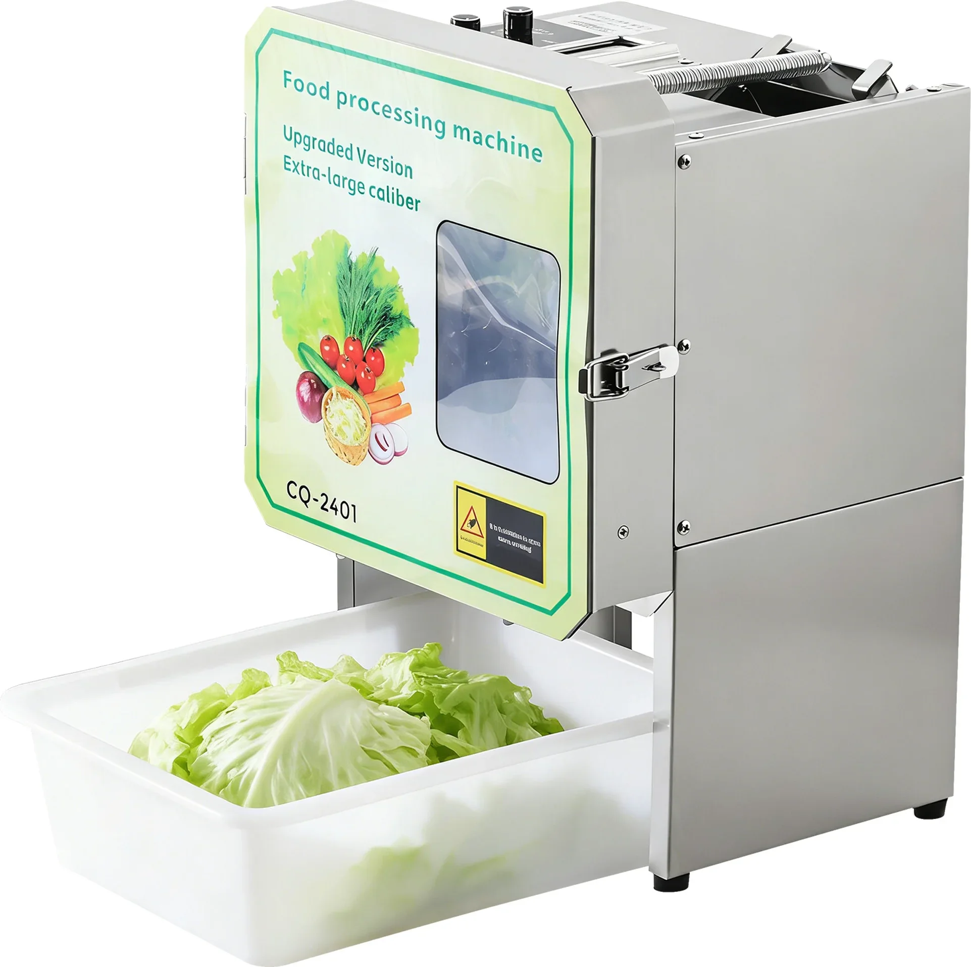 &Small Vegetable Cutter Machine for Chopping Scallions, Chives, Sauerkraut, and Chili, Automatic Potato Slicer and Grater