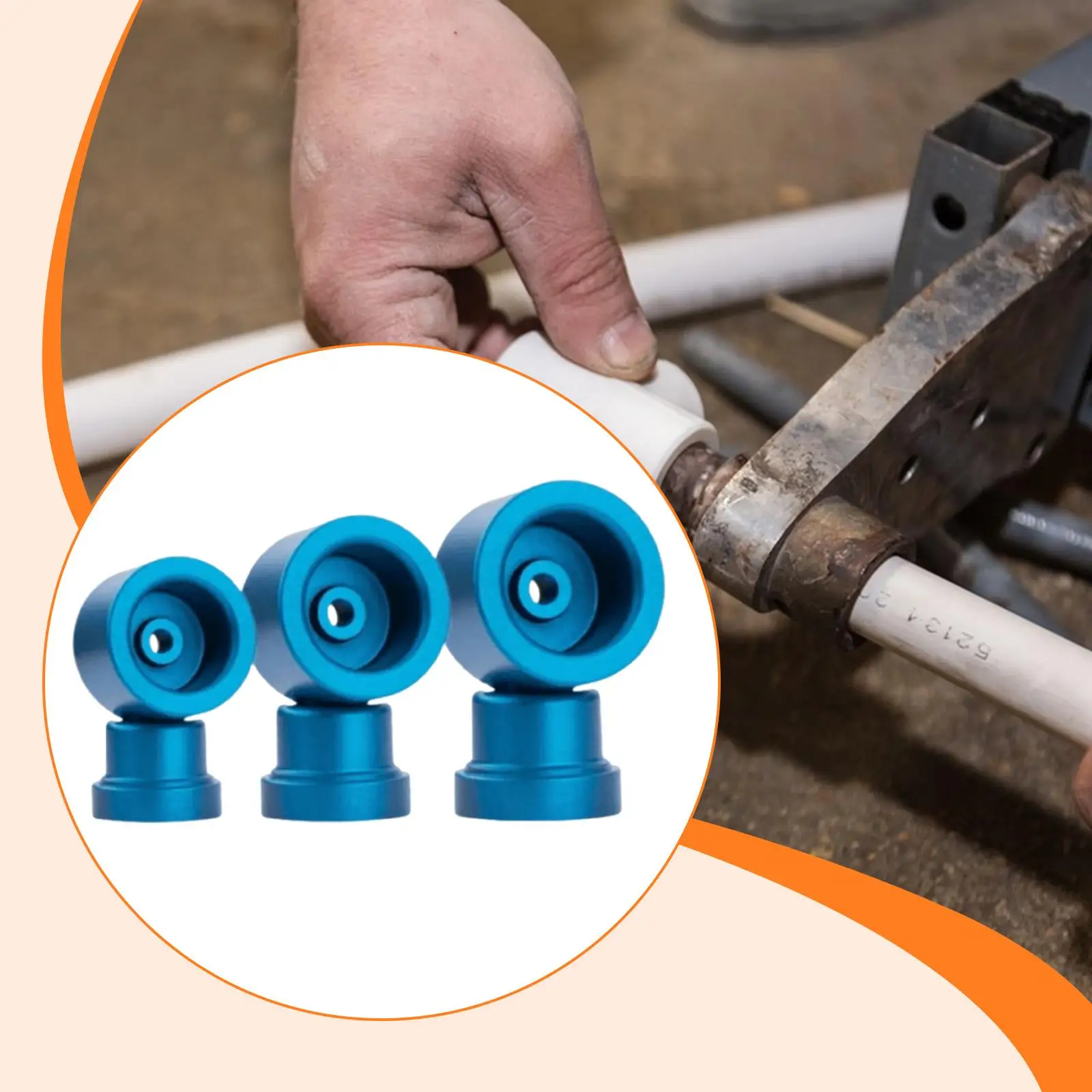Complete PPR Pipe Welding Machine Head Kit with Nonstick Die Head for HDPE Tube Repair and Maintenance