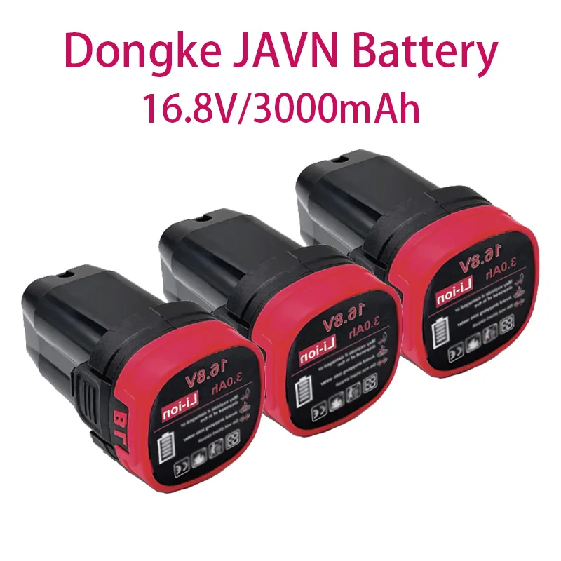 100% New 16.8V/18V  3.0Ah Battery for Dongke JAVN Battery Brushless Small Steel Gun Starter Brushless Lithium Battery Starter