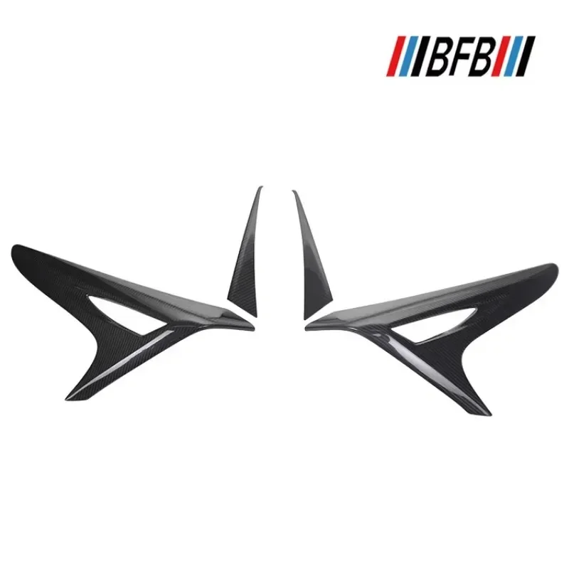 For LEXUS NX200/300 Real Carbon Fiber 2014-2017 Exterior Rear Tail Light Trim Frame Rear Brake Modification Body Kit Accessories