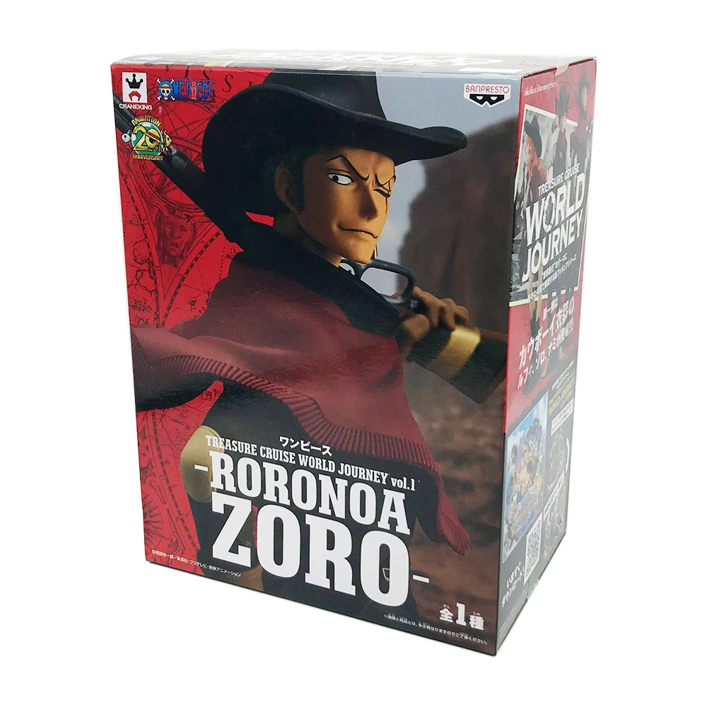 Tersedia Bandai Original Banpresto ONE PIECE Roronoa Zoro Anime Action Figure Model Mainan