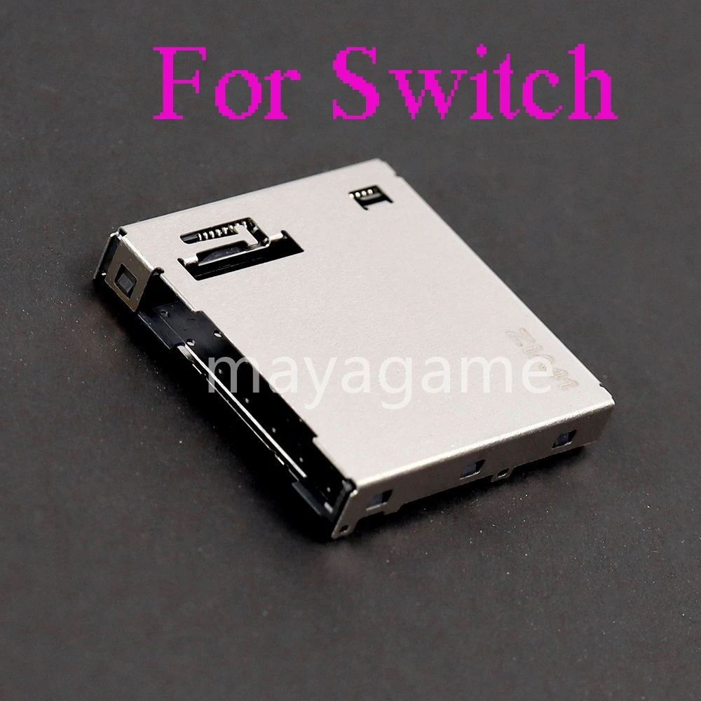 10 peças de reparo de substituição de soquete de cartão de jogo para console Nintend Switch