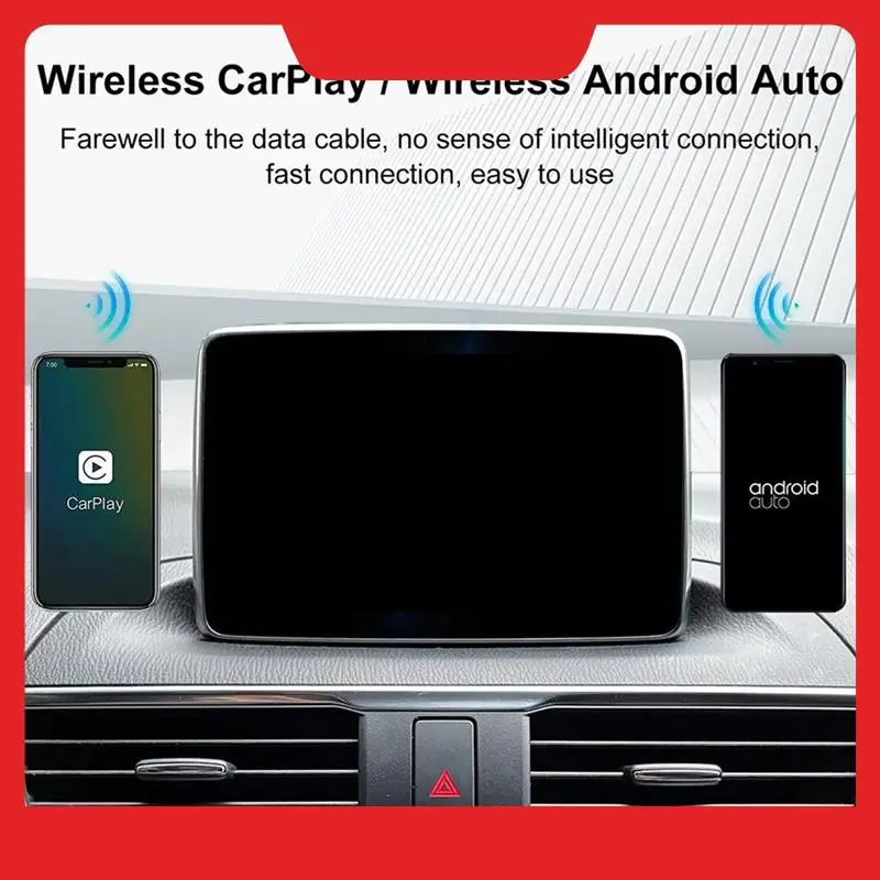 New Wireless Carplay Box + Aduio Aux Two-In-One Auto Converter, Car Wired To Wireless Car Projection Box