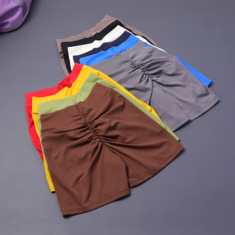 

Женские 3-дюймовые шорты для тренировок с глубоким v-образным вырезом и компрессией без видимых трусиков, сексуальные персиковые шорты для подтяжки ягодиц, йога, тренажерный зал, фитнес, активная одежда