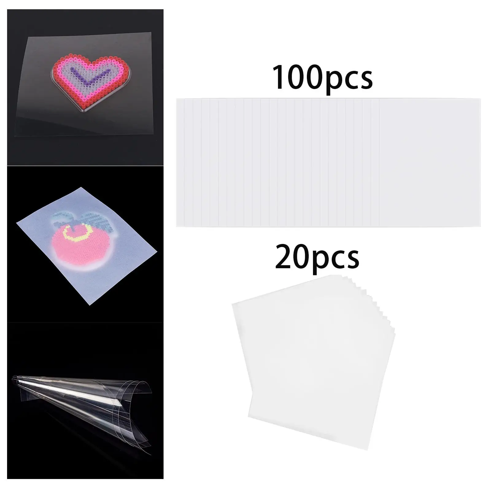 กระดาษรีดลูกปัด, แผ่นรีดทนความร้อนสูง, ฟิล์มรีด