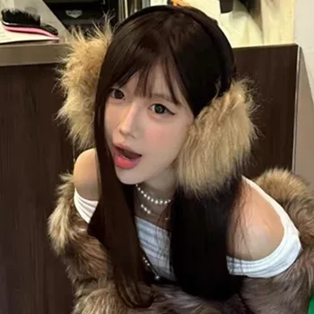 Korean Faux Mink Fur Earmuffs ...