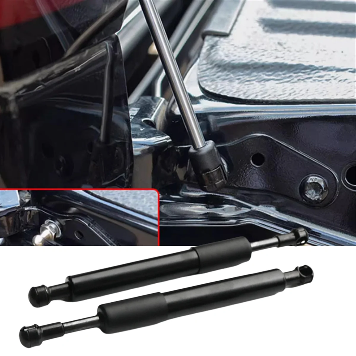 

#54E Automotive Parts & Accessories,Car Rear Tailgate Trunk Lift Supports Props Rod for Ford Ranger,Black