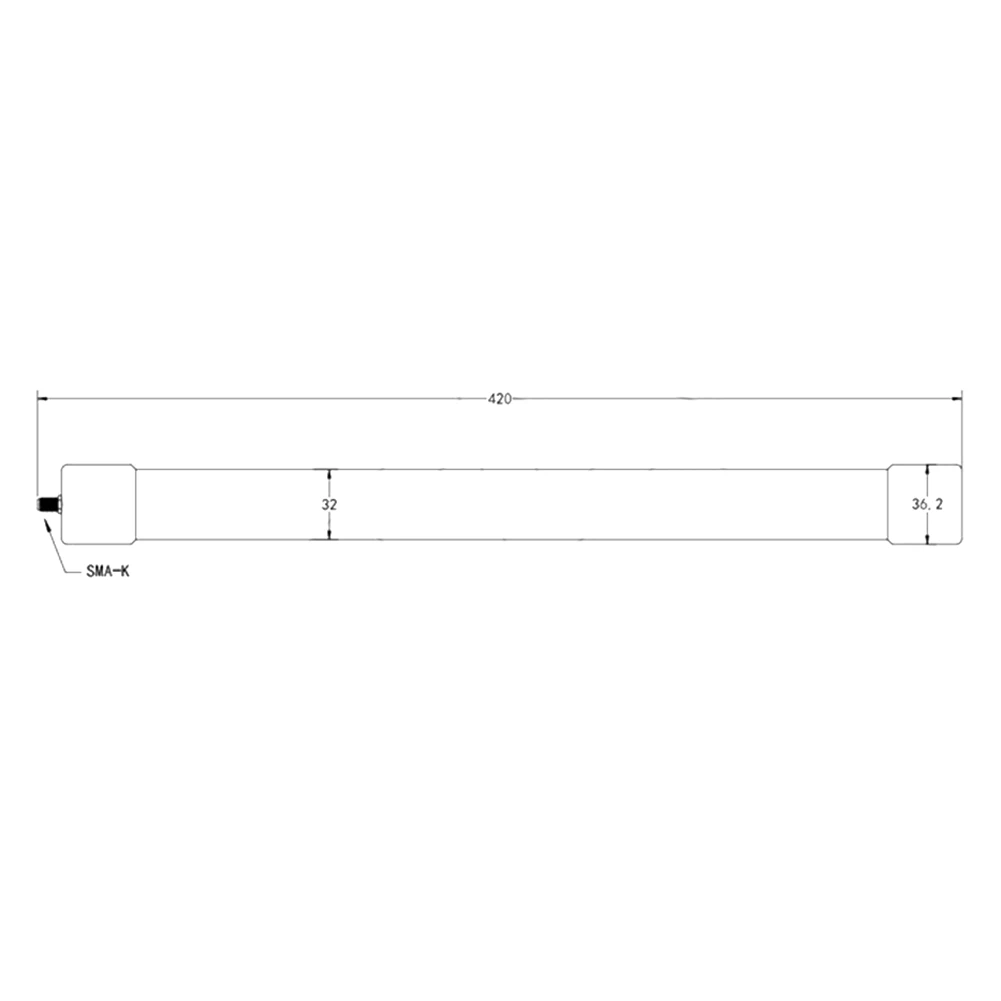 Outdoor Use Aviation Signal Tracking 10 Metres 1090 MHz Antenna Tracking Antenna Extended Range Reception Flexible Installation