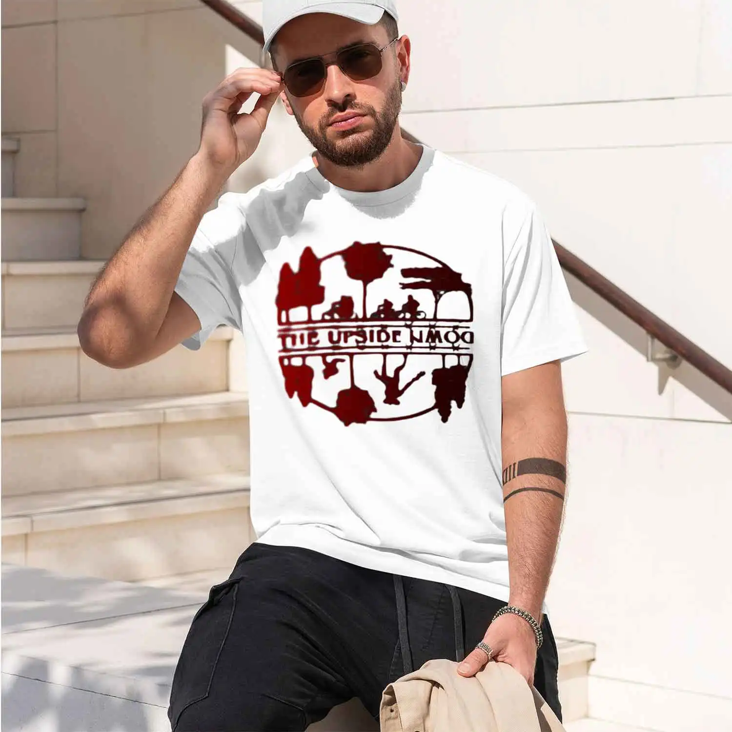 Welcome To The Upside wn, Stranger , TV Series Gift , T-Shirt animal print cute clothes plain white t shirts men 2026 New Model